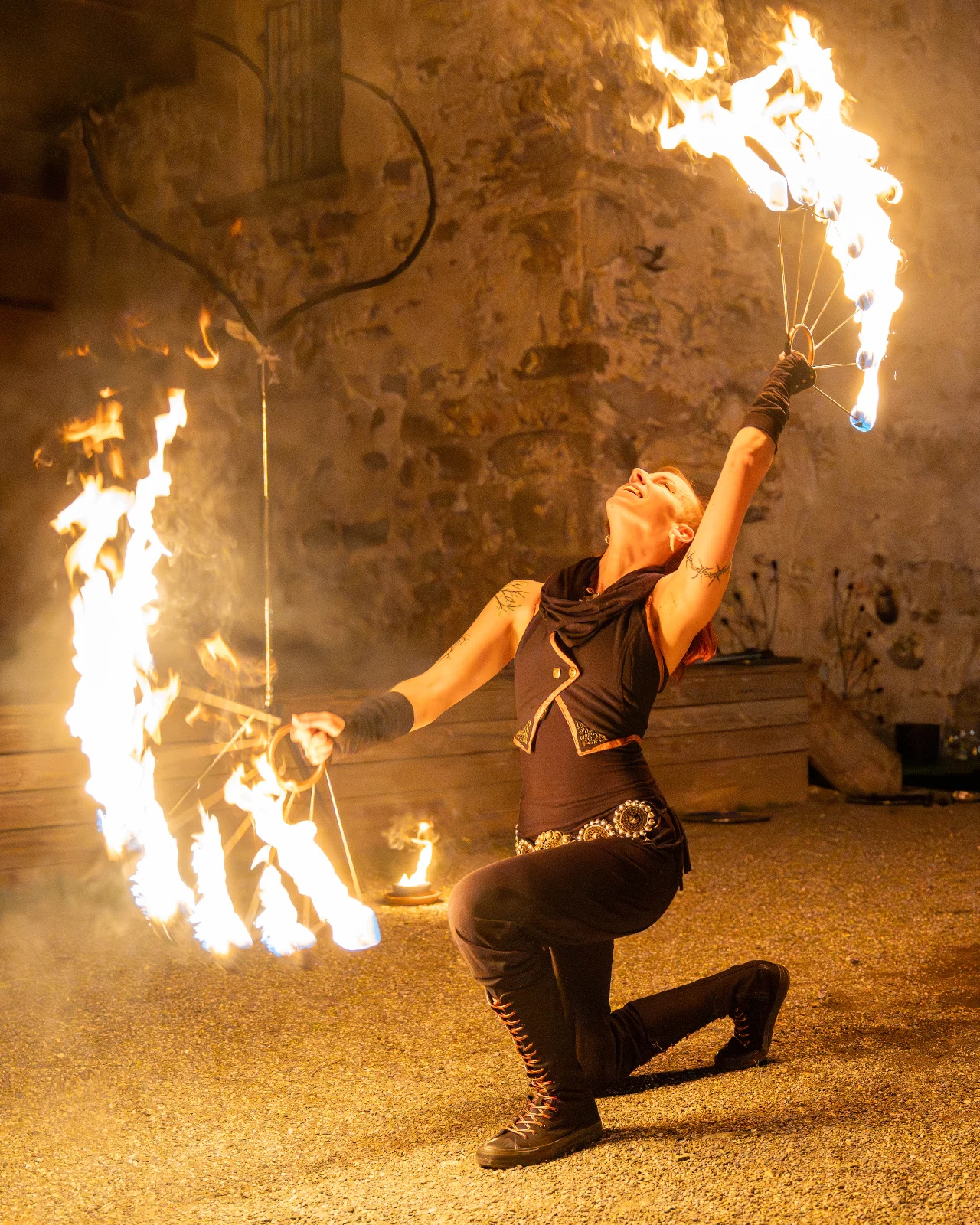 Vivien Fantasydance, Feuerspucker / Feuershow in Graz