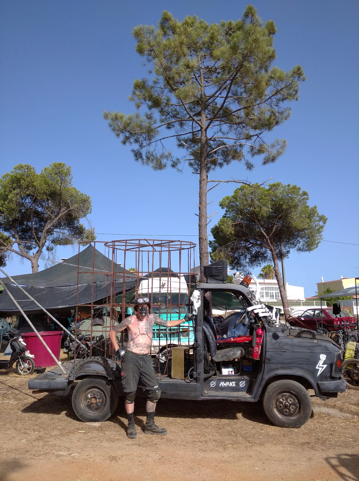 Crowlin Circus, Vuurspuwer in Faro